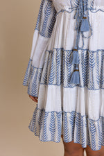 Load image into Gallery viewer, Lavender And Blue Shell Dress
