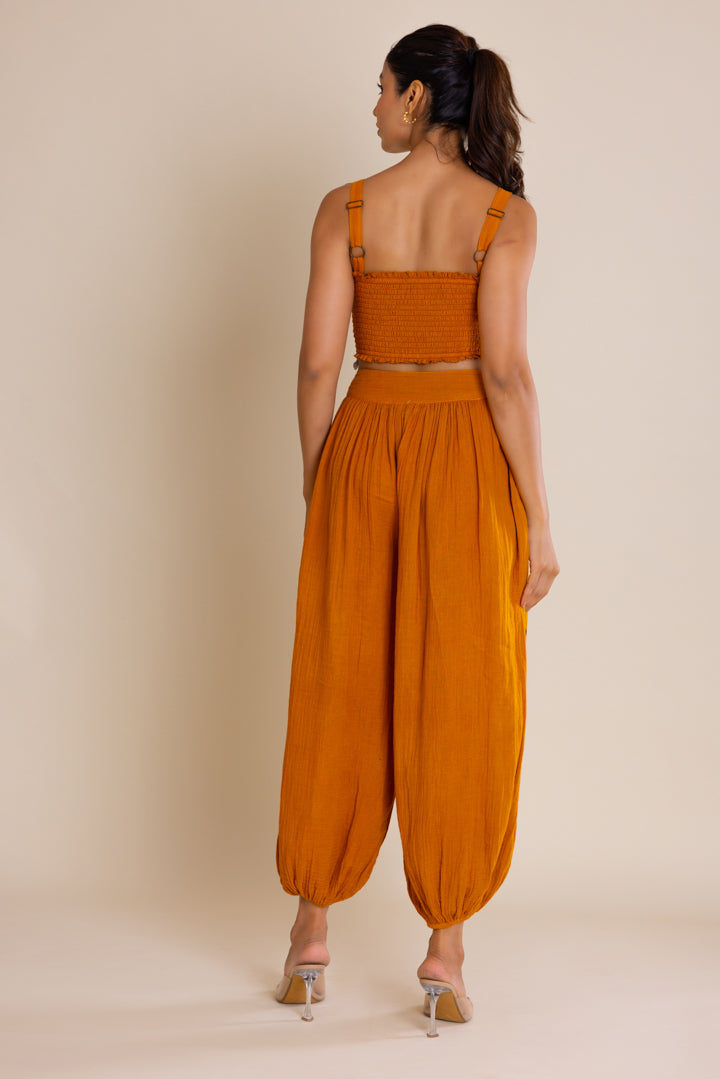 Mustard Embroided Co-ord Set