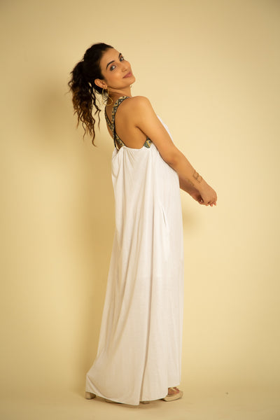 The Sorrento White Lace Maxi