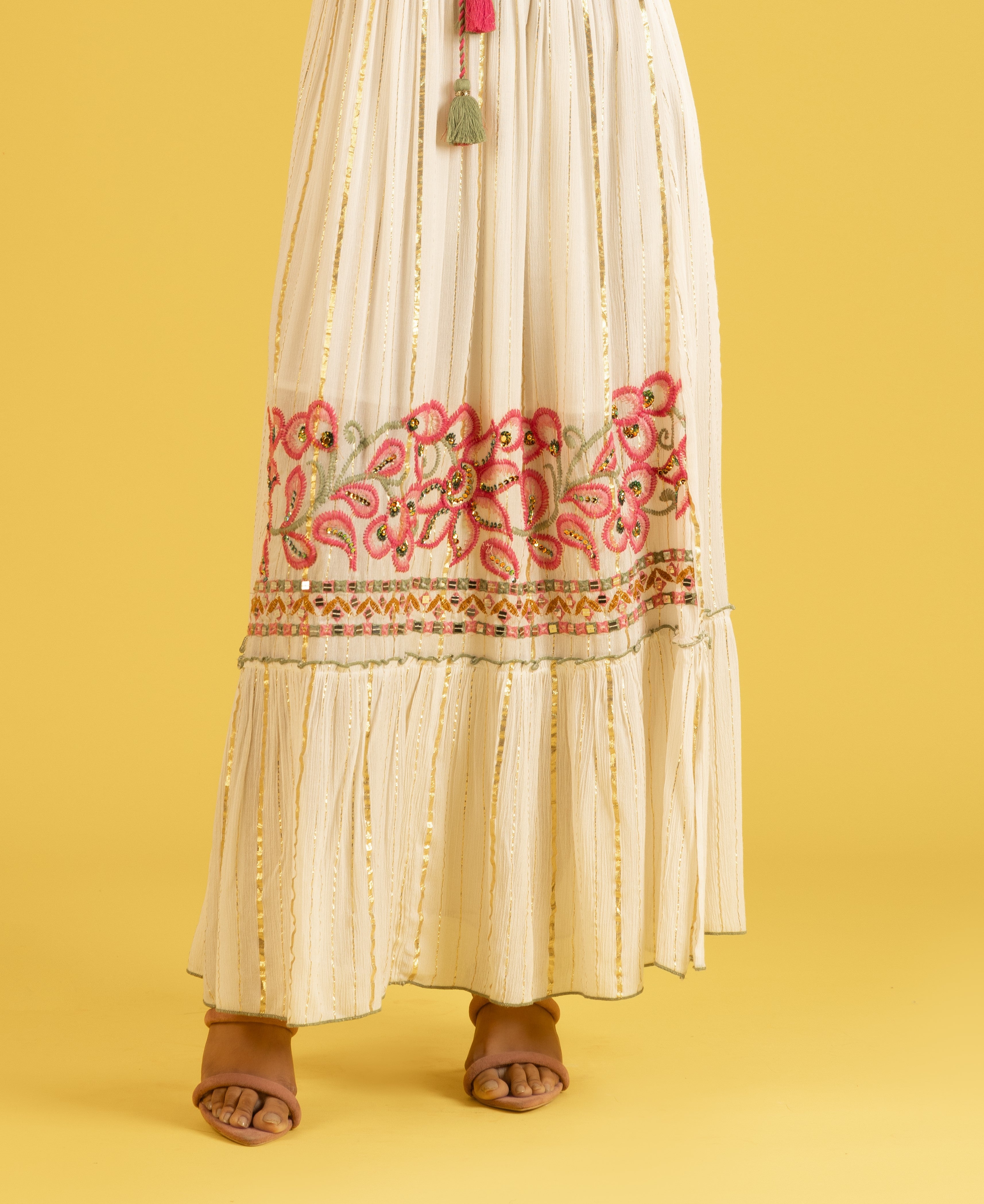 Irina Summer Bling Resort Kaftan-Style Boho Maxi