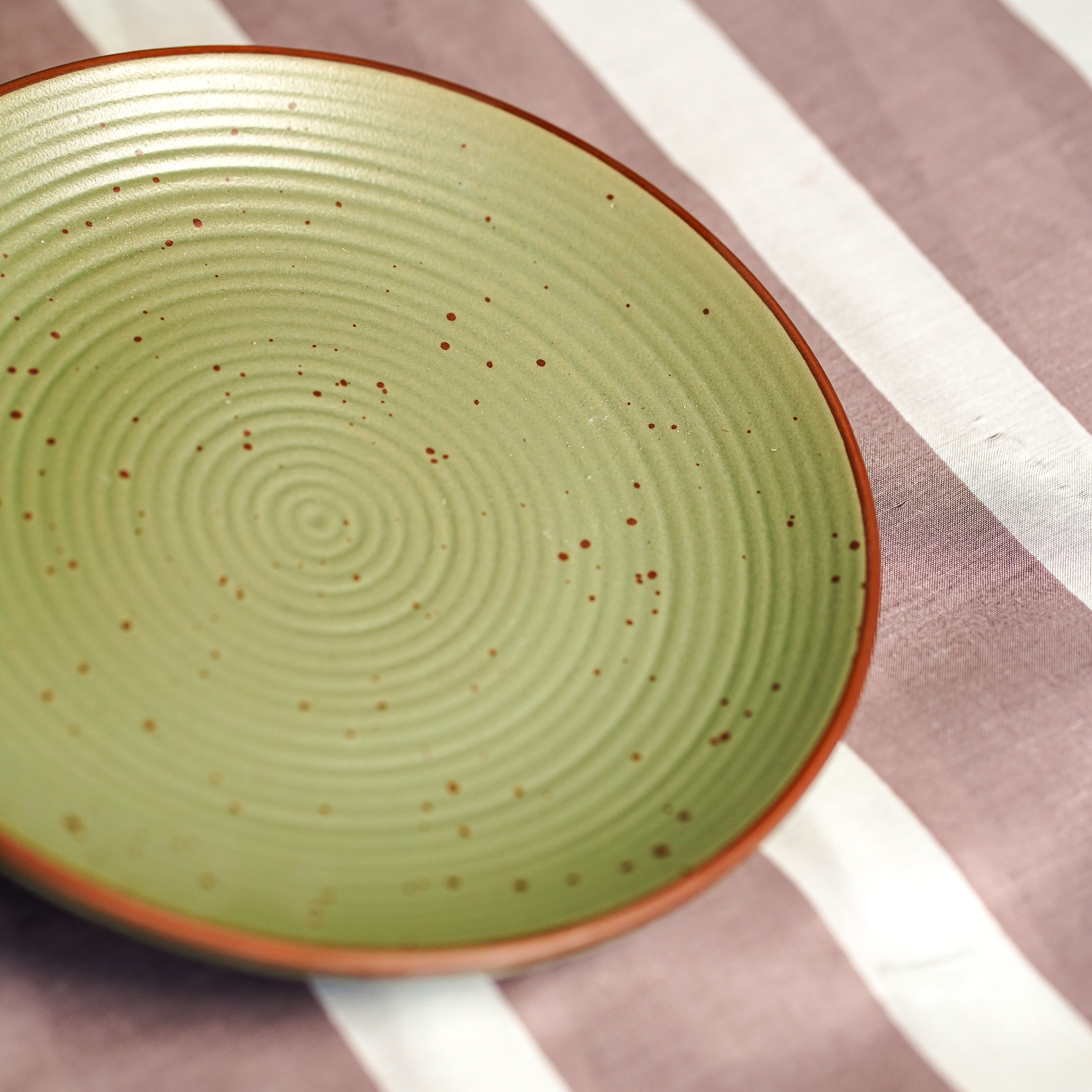 Palermo Olive Green Platter (Set of 6)