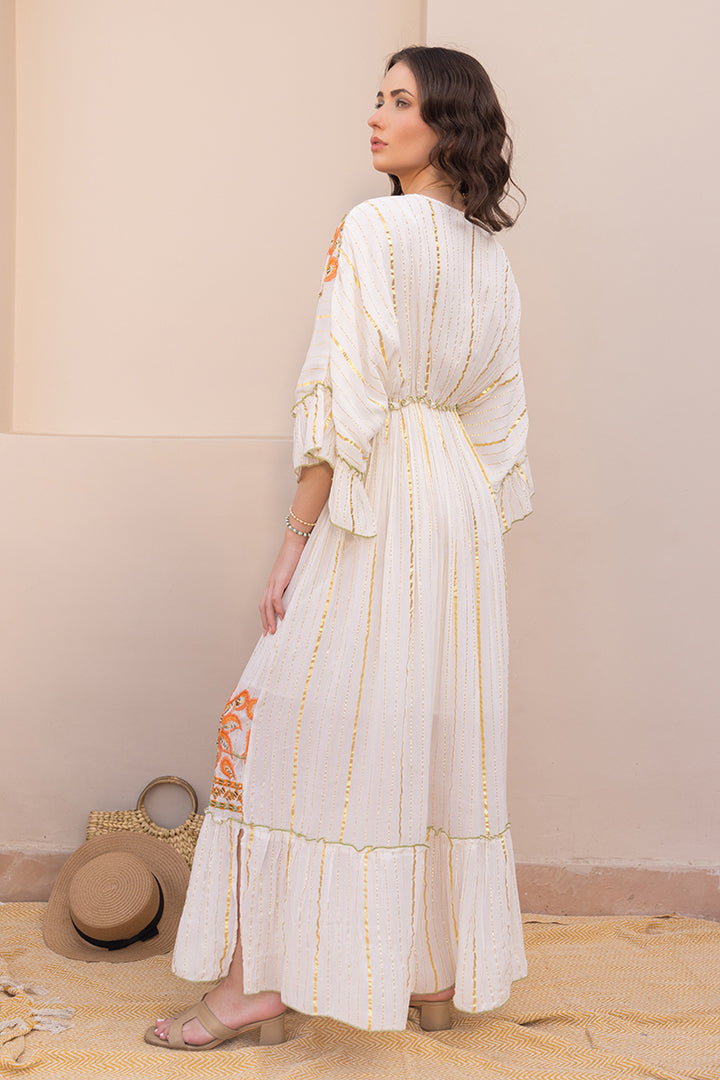 Irina Summer Bling Resort Kaftan-Style Boho Maxi